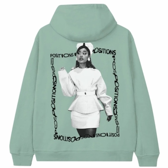 Ariana Grande Tops - SOLD Ariana Grande Positions Mint Hoodie